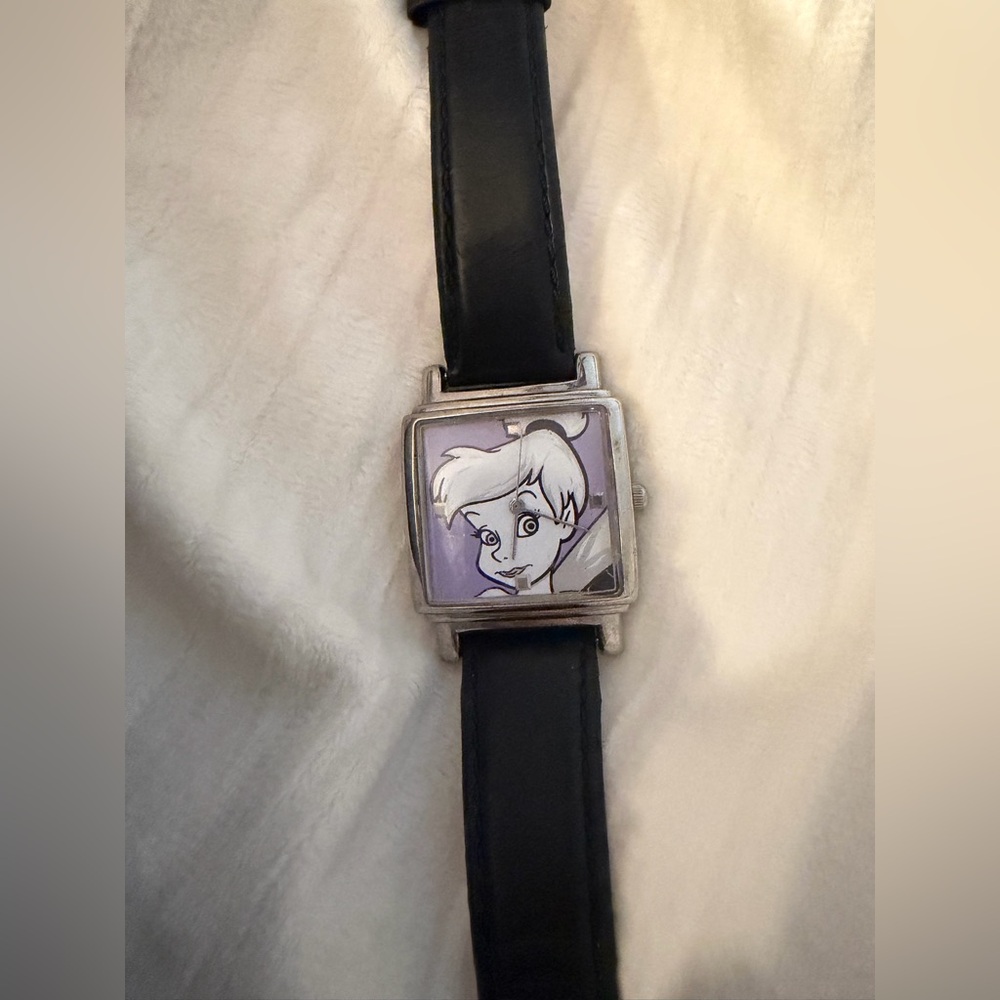 Rare Tinkerbell watch Disney store collectors exclusive tinker bell fairy face